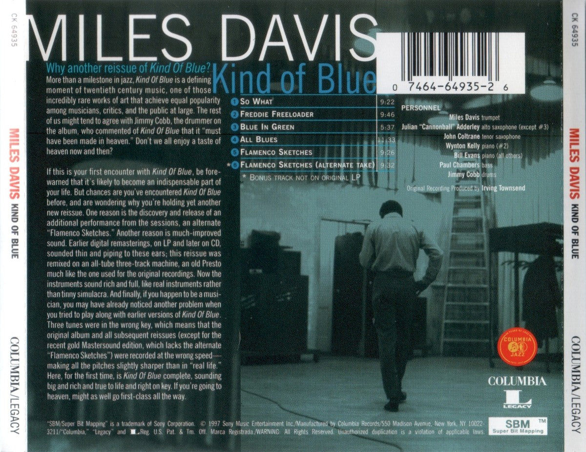 Miles Davis – Kind Of Blue (CD)