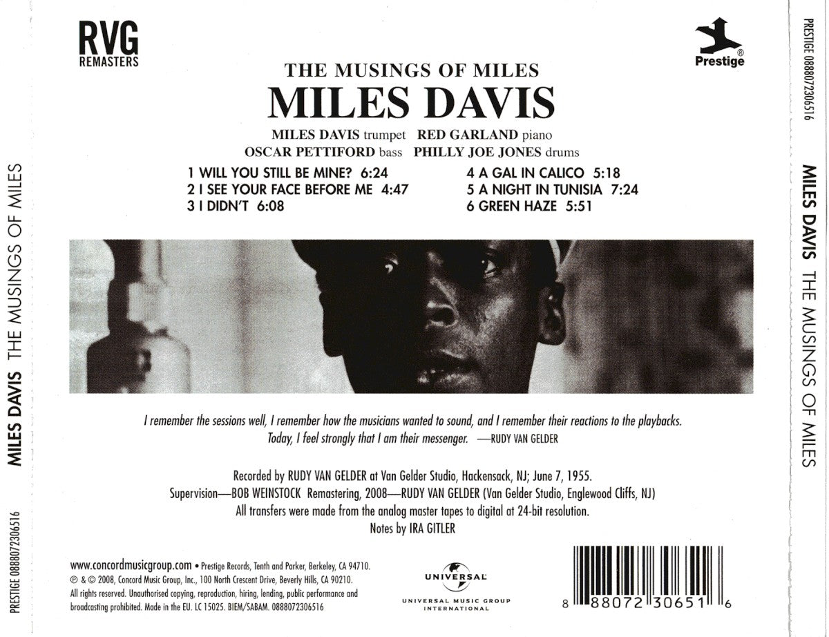 Miles Davis – Musings Of Miles (LP Vinyl)