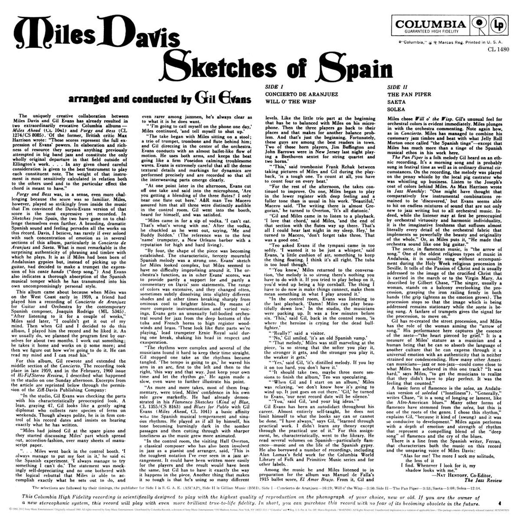 Miles Davis – Sketches Of Spain (LP Vinyl)