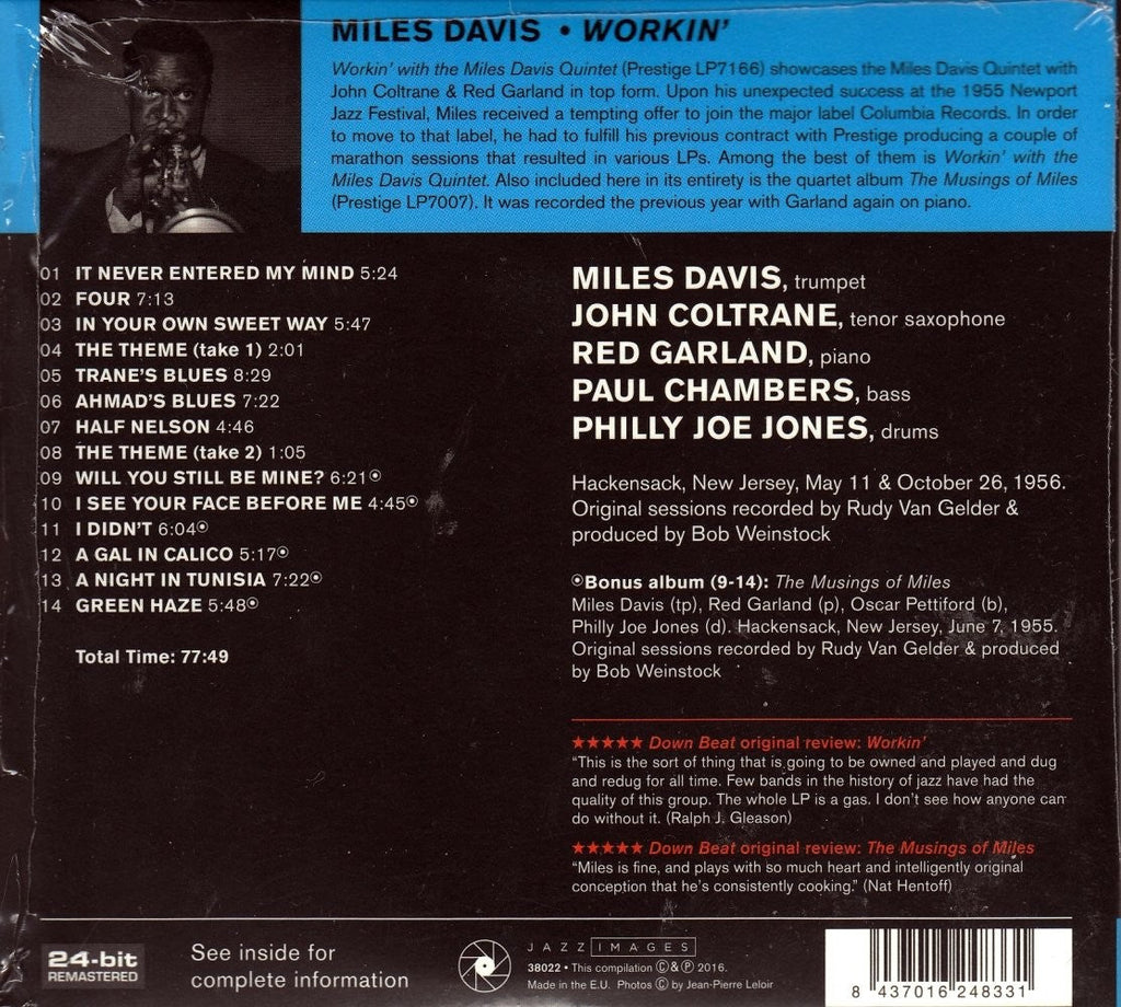 Miles Davis – Workin (CD)