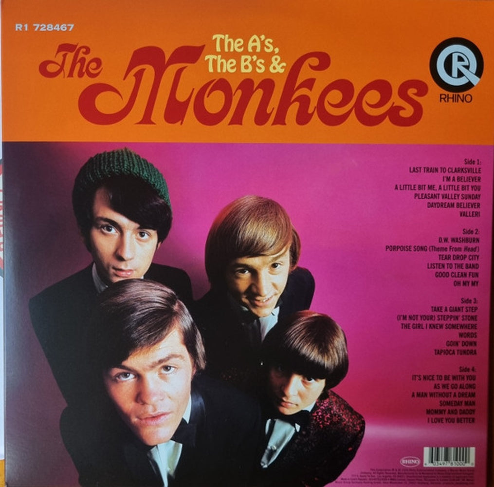 The Monkees – A's The B's & The Monkees (2-LP Vinyl)