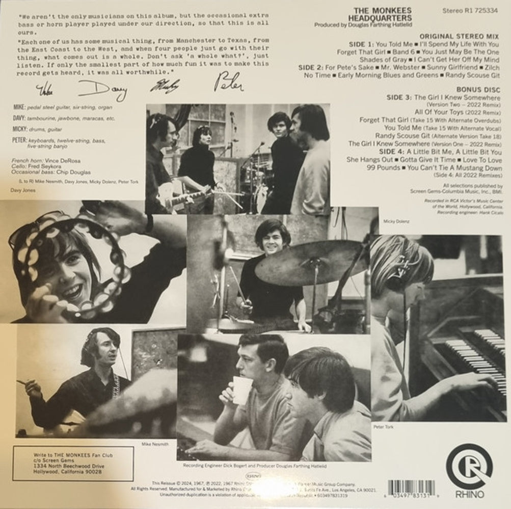 The Monkees – Headquarters (2-LP Vinyl)