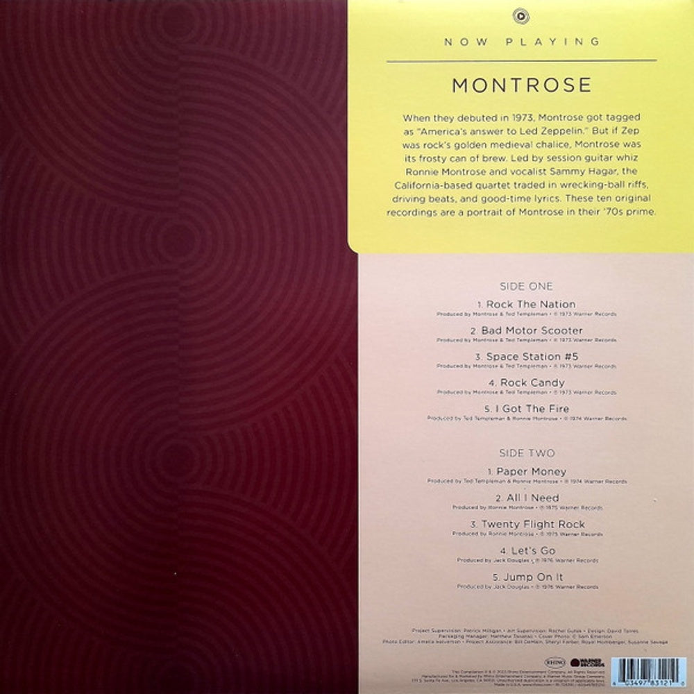 Montrose – Now Playing (LP Vinyl)