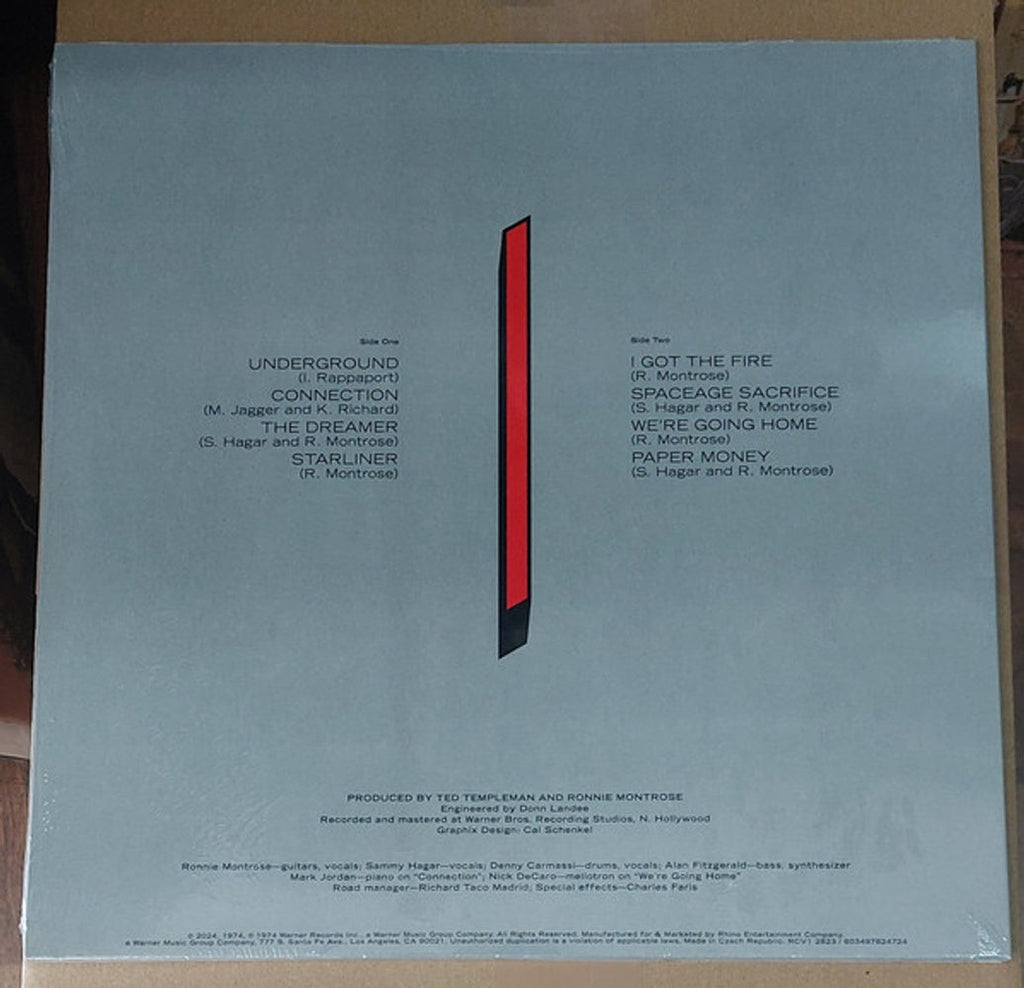 Montrose – Paper Money (Clear LP Vinyl)