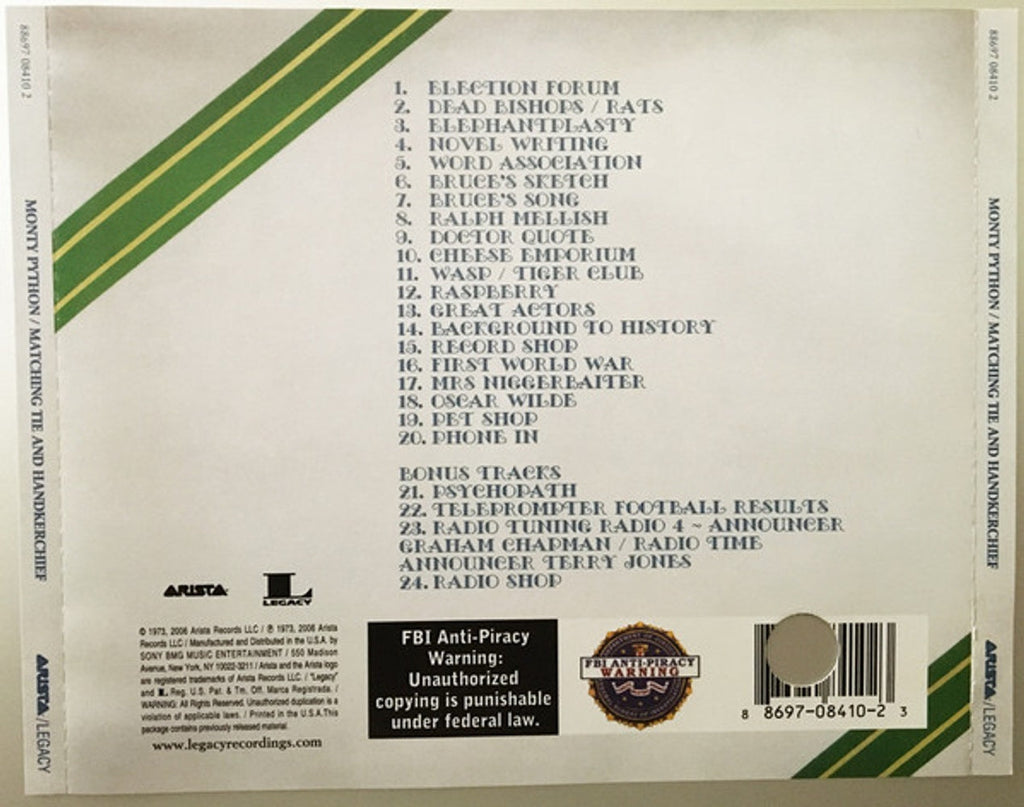 Monty Python – Matching Tie & Handkerchief (CD)