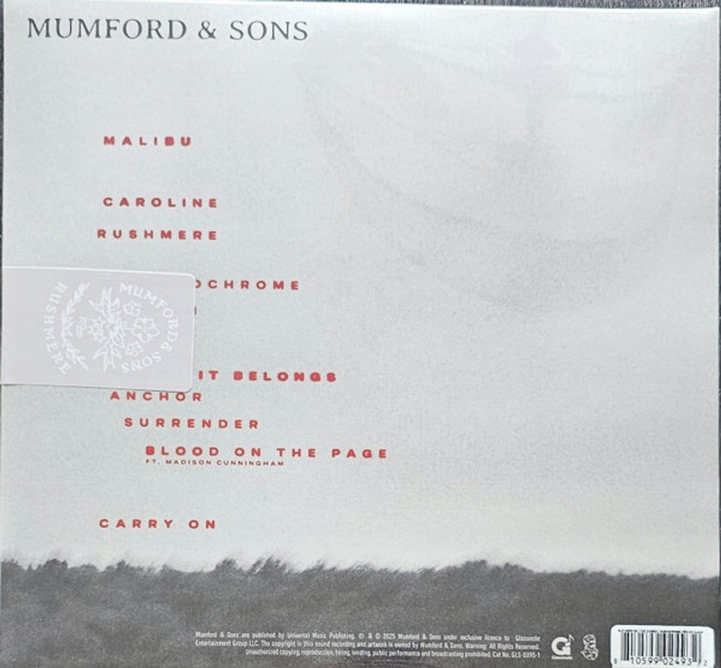 Mumford & Sons – RUSHMERE (LP Vinyl)