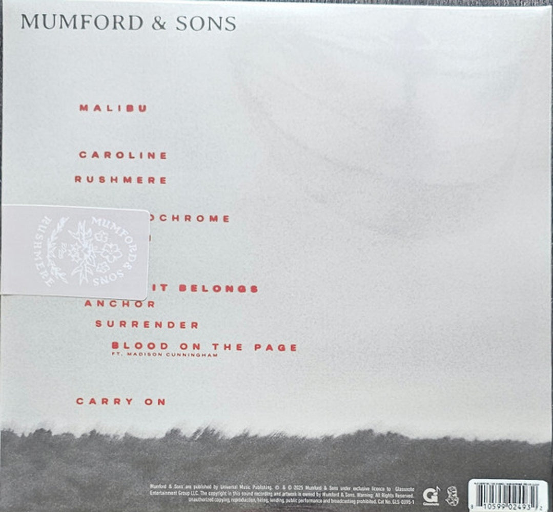 Mumford & Sons – RUSHMERE (LP Vinyl)