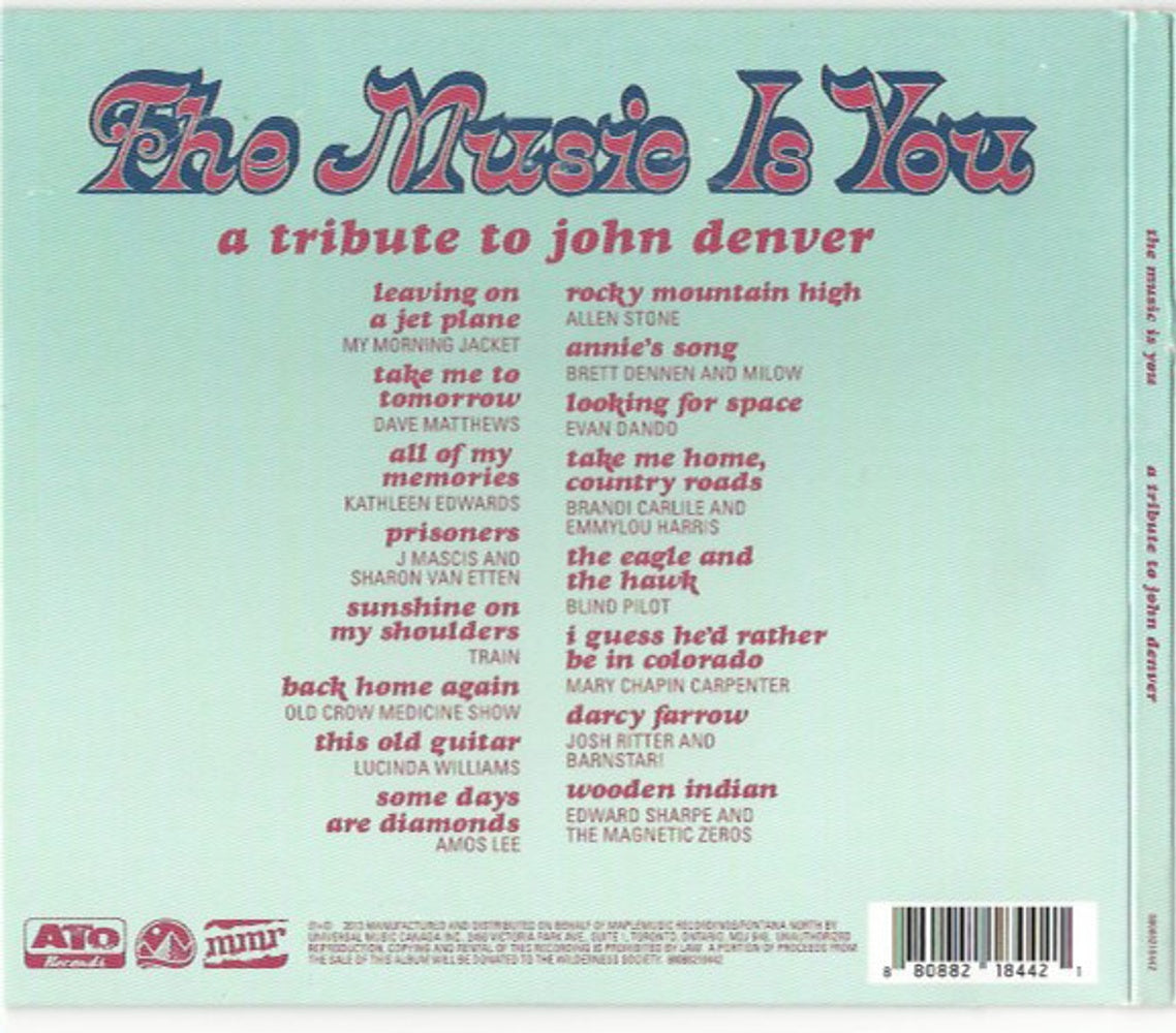 The Music Is You - A Tribute To John Denver (CD)