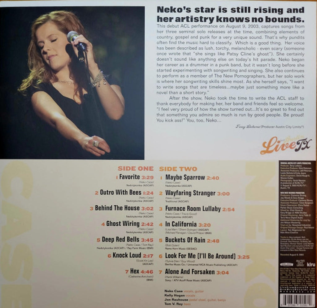 Neko Case – Live From Austin, TX (LP Vinyl)