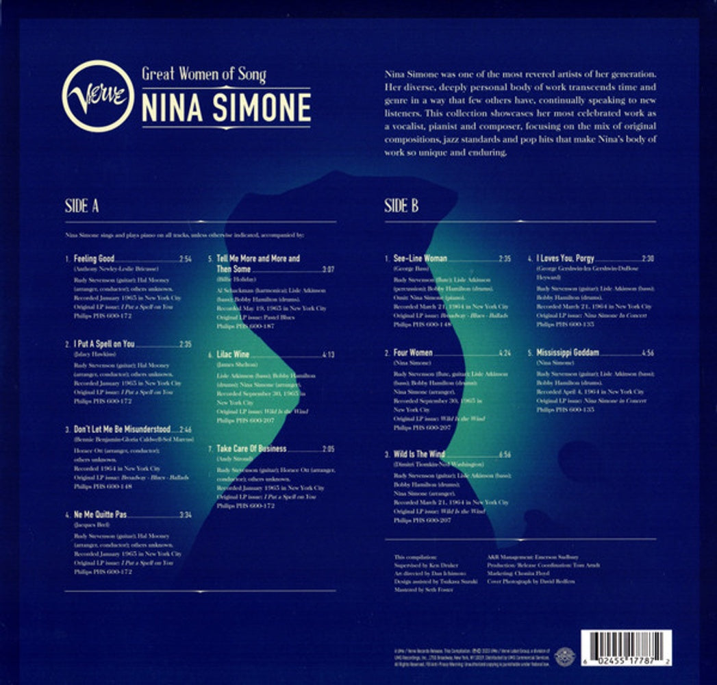 Nina Simone – Great Women Of Song (LP Vinyl)