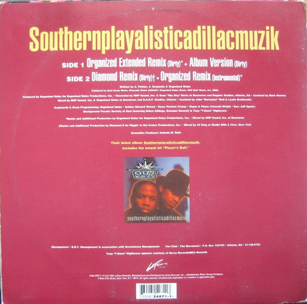 Outkast – Southernplayalisticadillacmuzik (LP Vinyl)