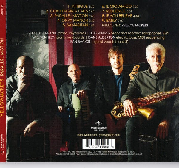 Yellowjackets - Parallel Motion (CD)