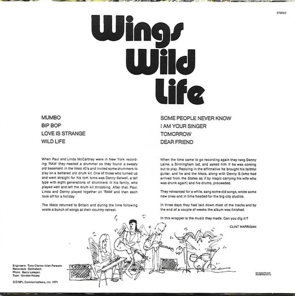 Paul McCartney And Wings – Wild LIfe (CD)