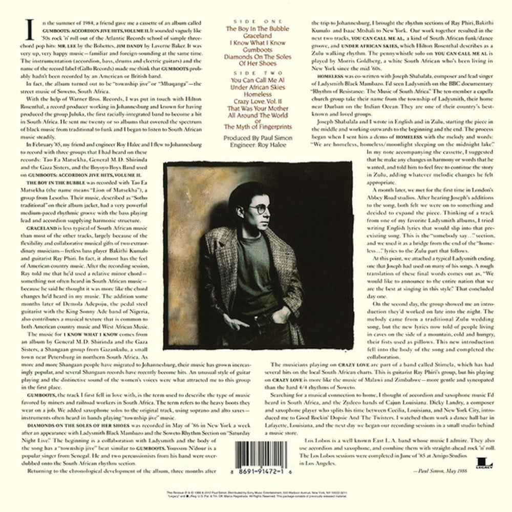 Paul Simon – Graceland: 25th Anniversary Edition (LP Vinyl)