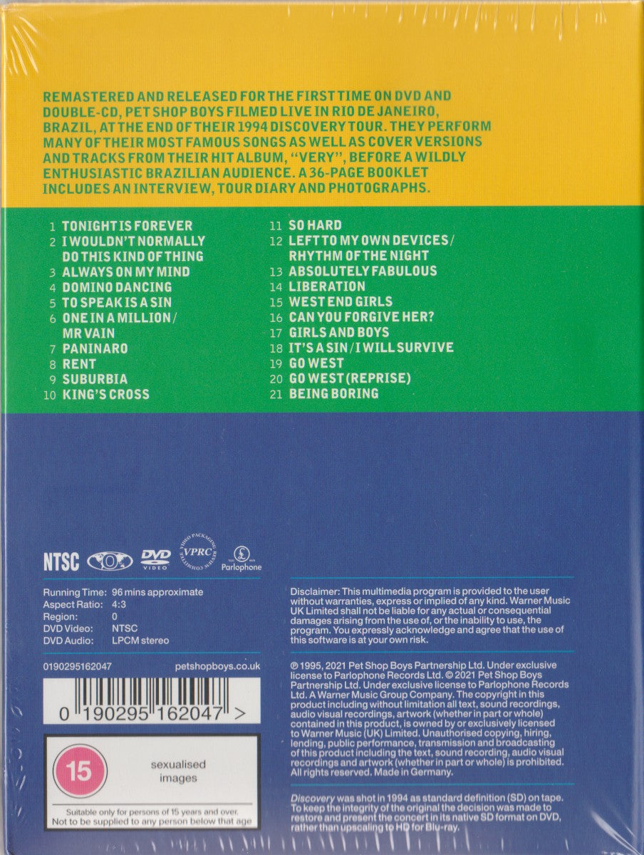 Pet Shop Boys – Discovery (2-CD & DVD)