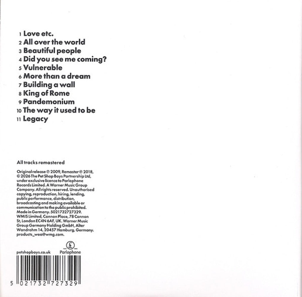 Pet Shop Boys – Yes (CD)