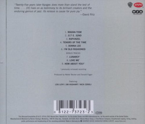 Pete Christlieb – Apogee (CD)