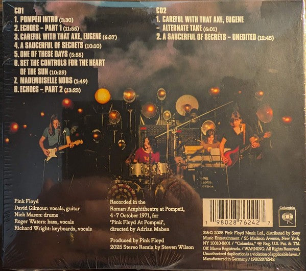 Pink Floyd – Pink Floyd At Pompeii - MCMLXXII (CD)