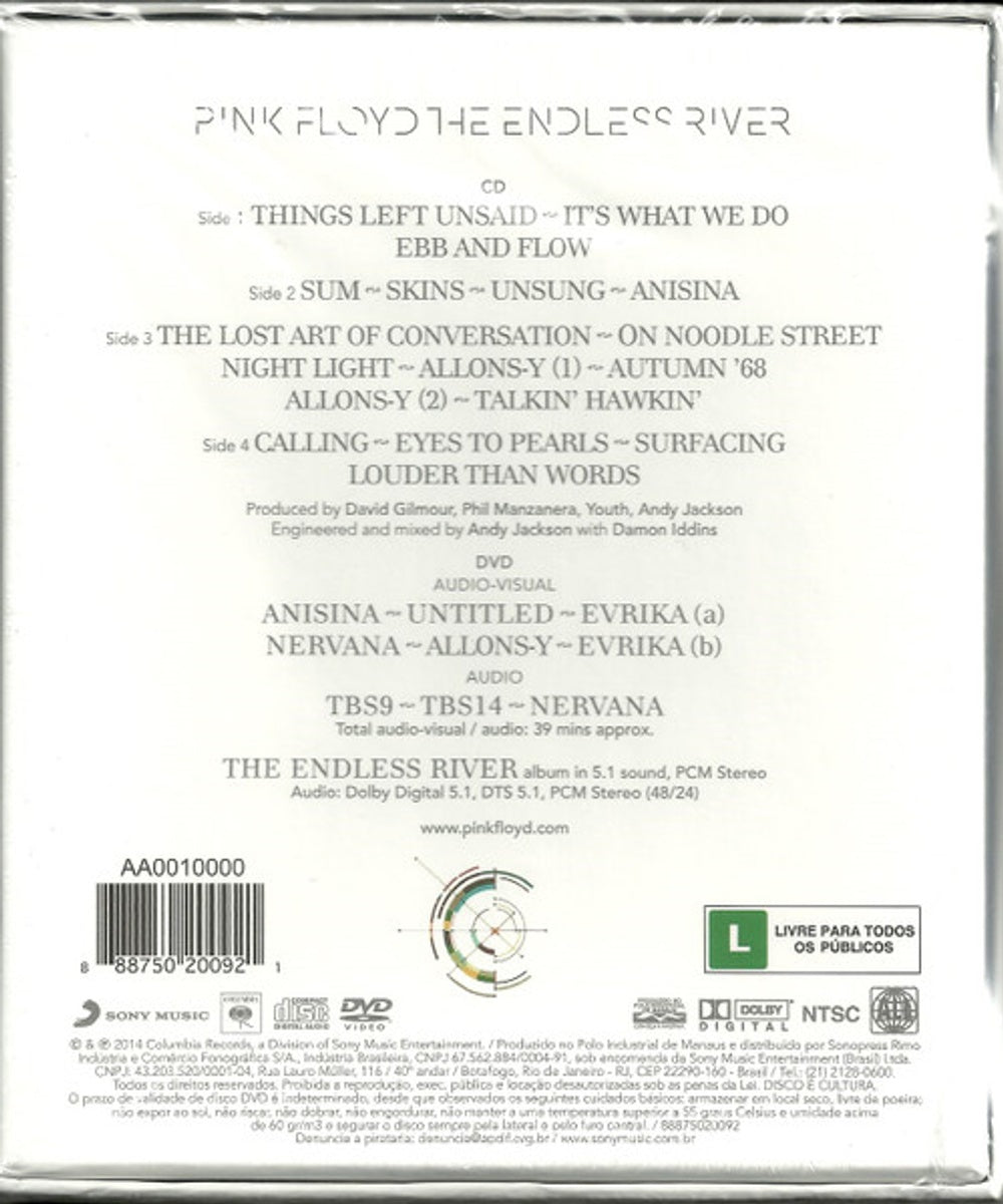Pink Floyd – The Endless River (2-CD + DVD)