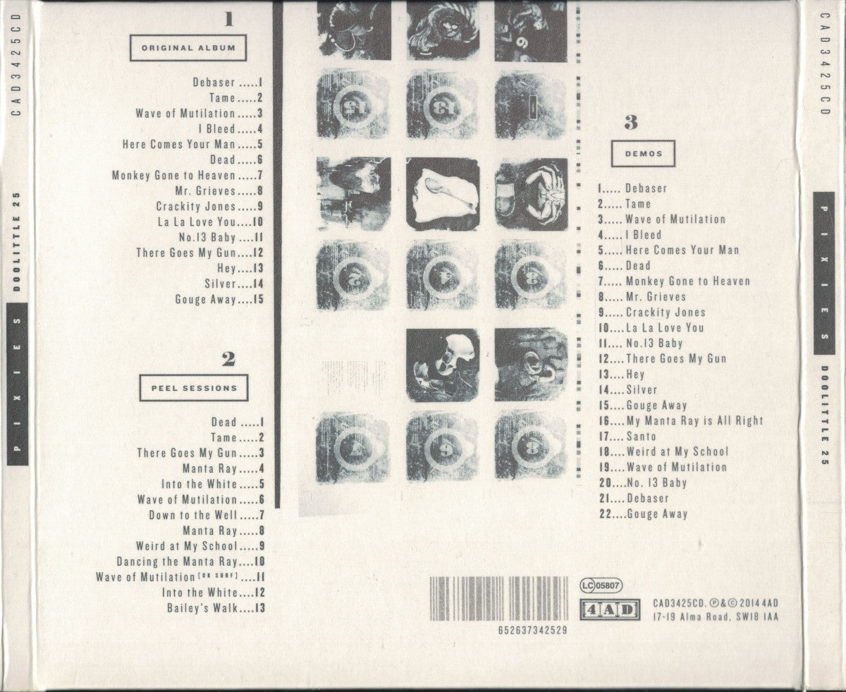 Pixies – Doolittle 25: B-Sides Peel Sessions & Demos (3-CD)
