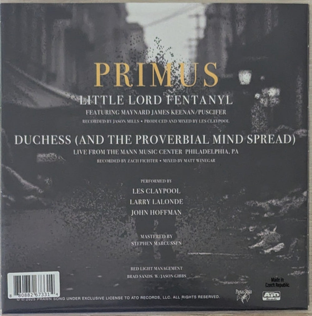 Primus – Little Lord Fentanyl  b/w  Duchess (And The Proverbial Mind Spread) (7-inch LP Vinyl)