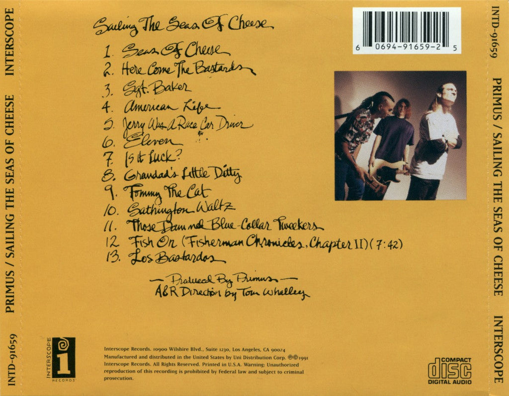 Primus – Sailing the Seas of Cheese (CD)