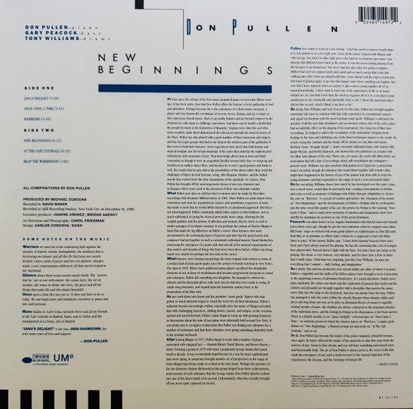 Don Pullen – New Beginnings (LP Vinyl)