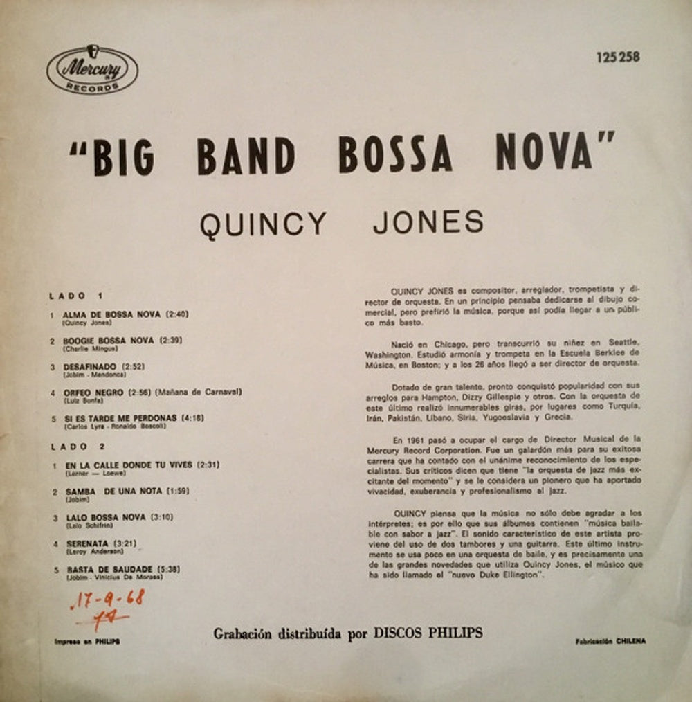 Quincy Jones – Big Band Bossa Nova (CD)