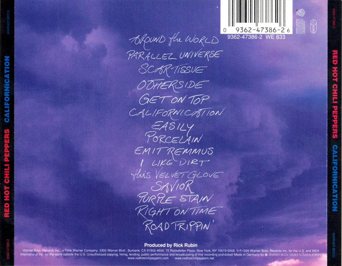Red Hot Chili Peppers – Californication (CD)