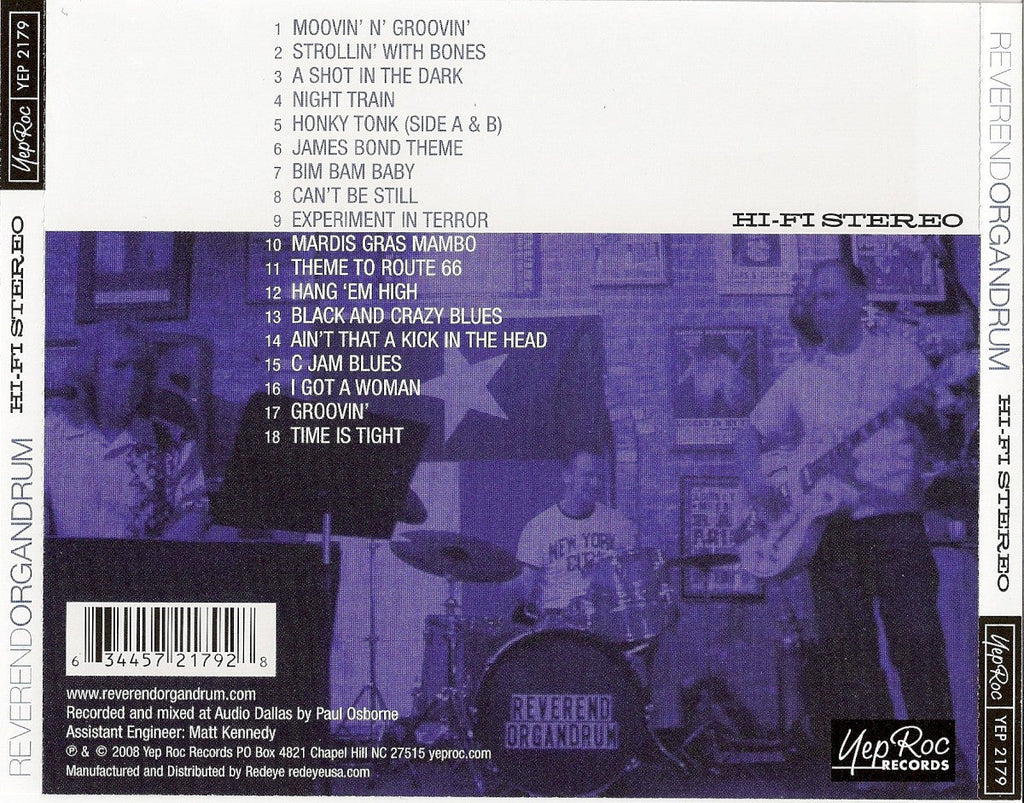 Reverend Organdrum – Hi-Fi Stereo (CD)