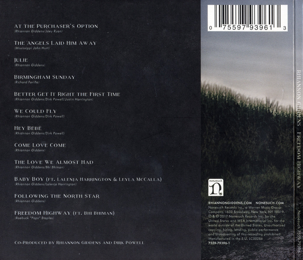 Rhiannon Giddens – Freedom Highway (CD)