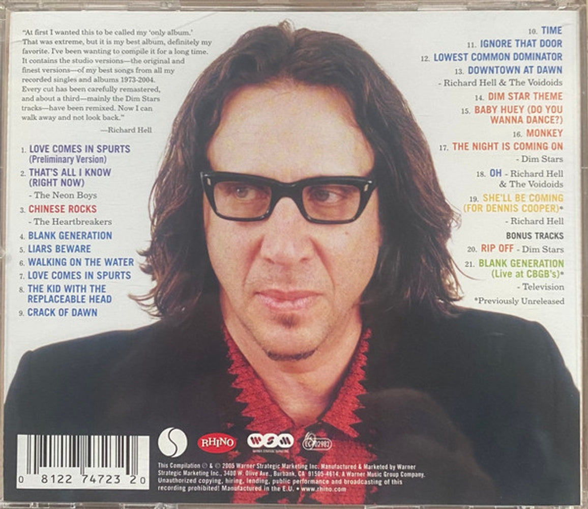 Richard Hell – Spurts: The Richard Hell Story (CD)