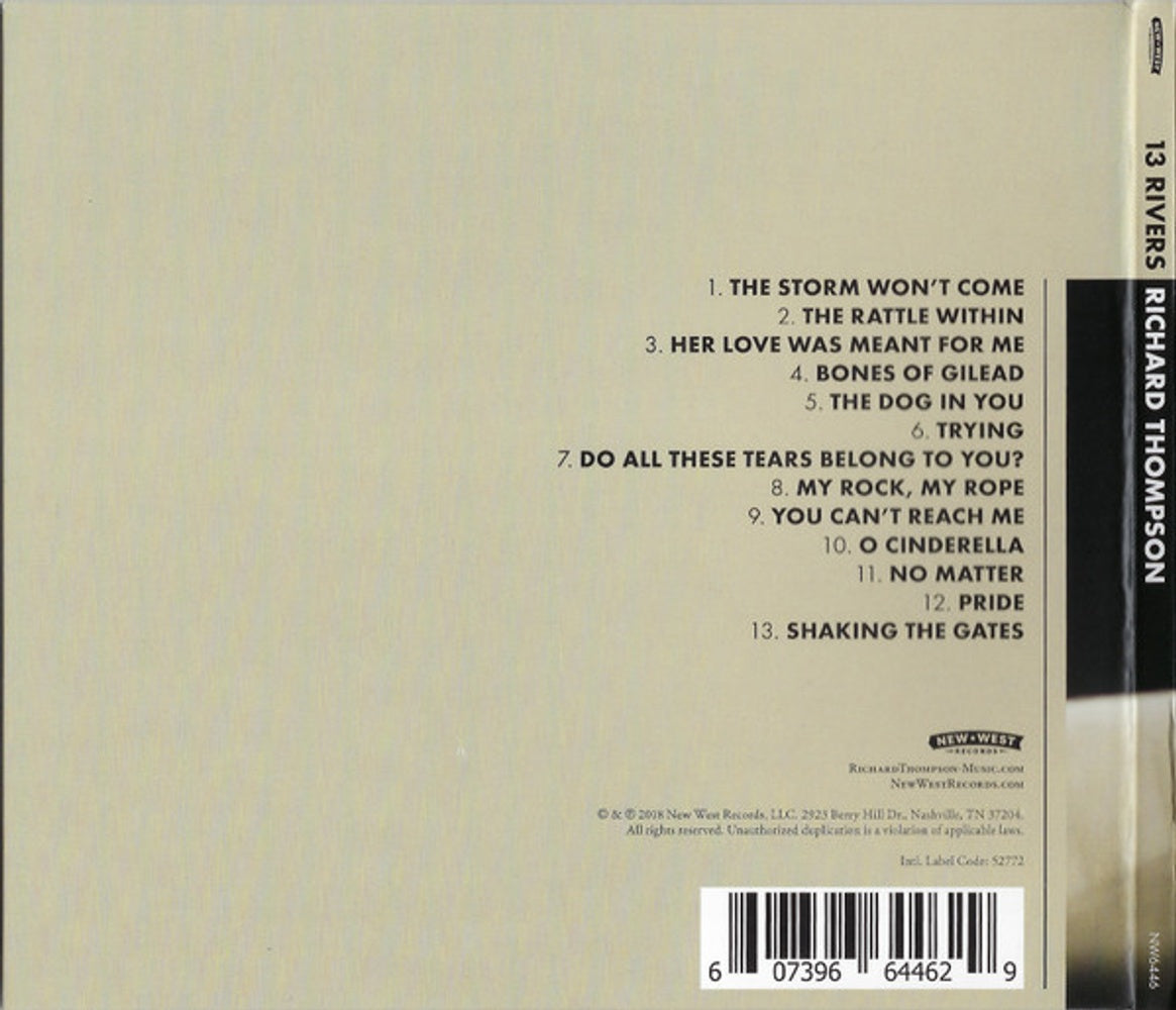 Richard Thompson – 13 Rivers (CD)
