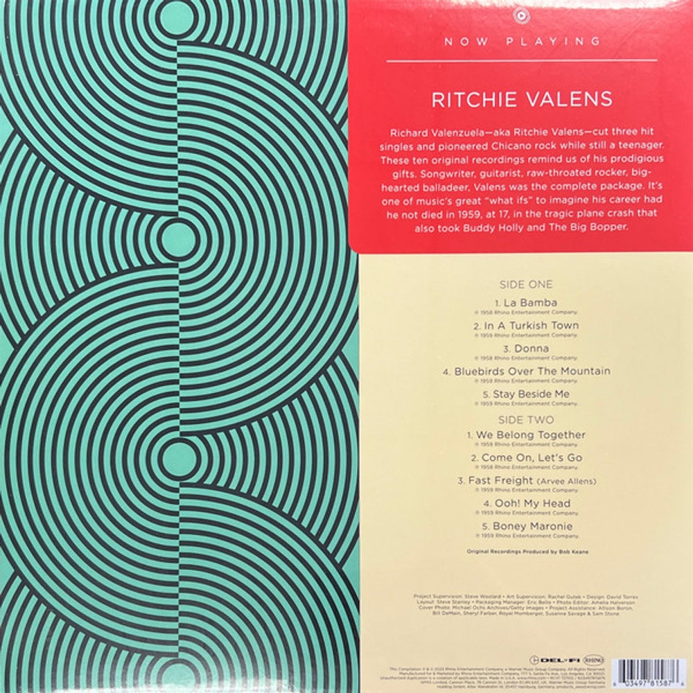 Richie Valens – Now Playing (LP Vinyl)