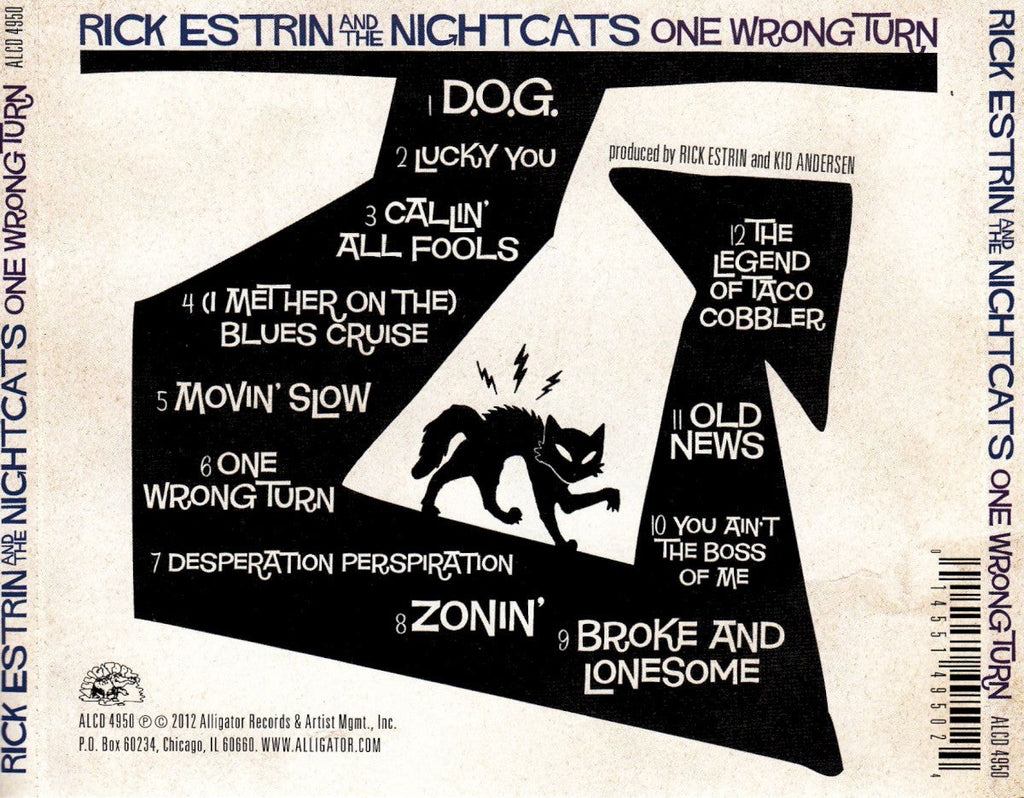 Rick Estrin & The Nightcats – One Wrong Turn (CD)