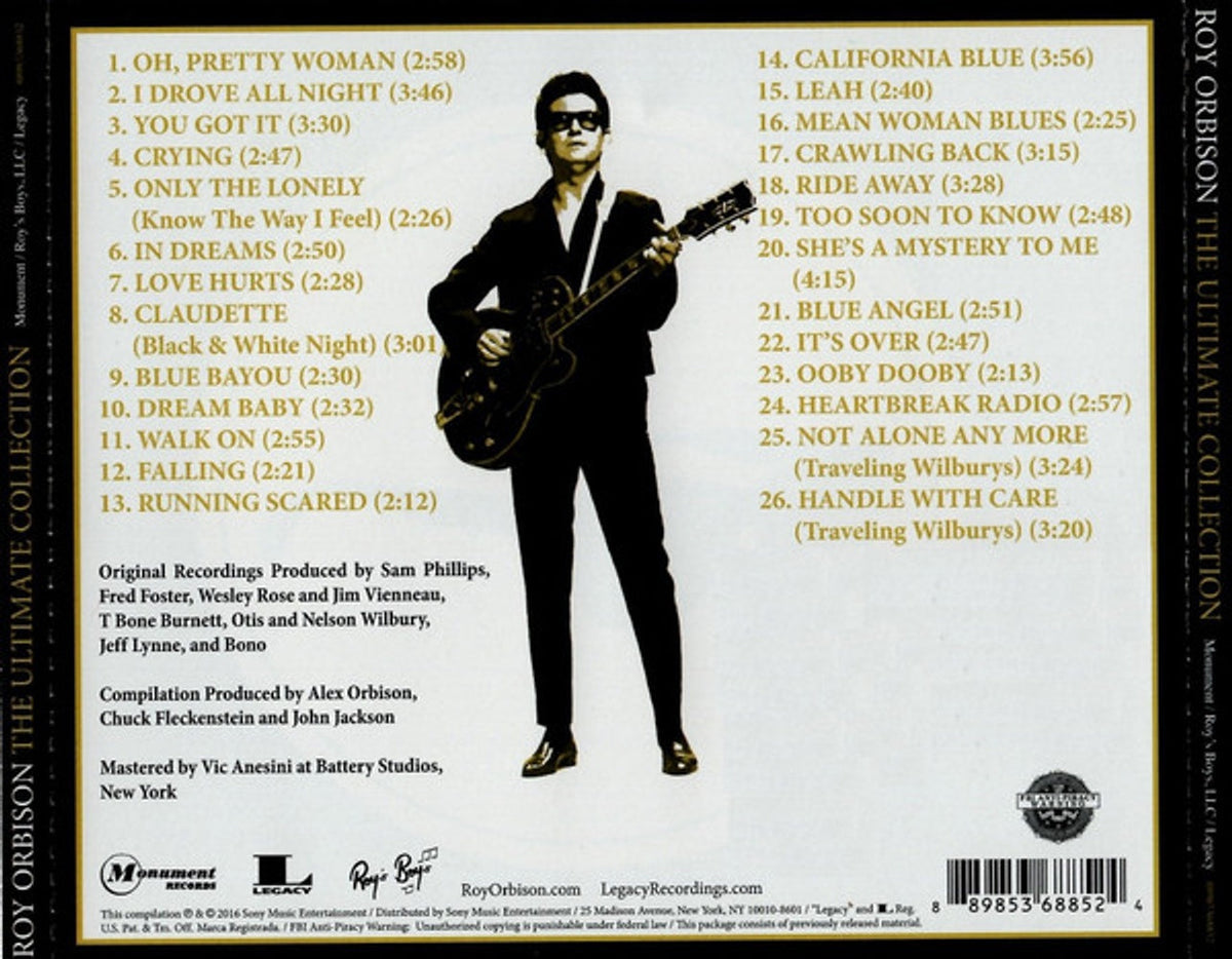 Roy Orbison – The Ultimate Collection (CD)