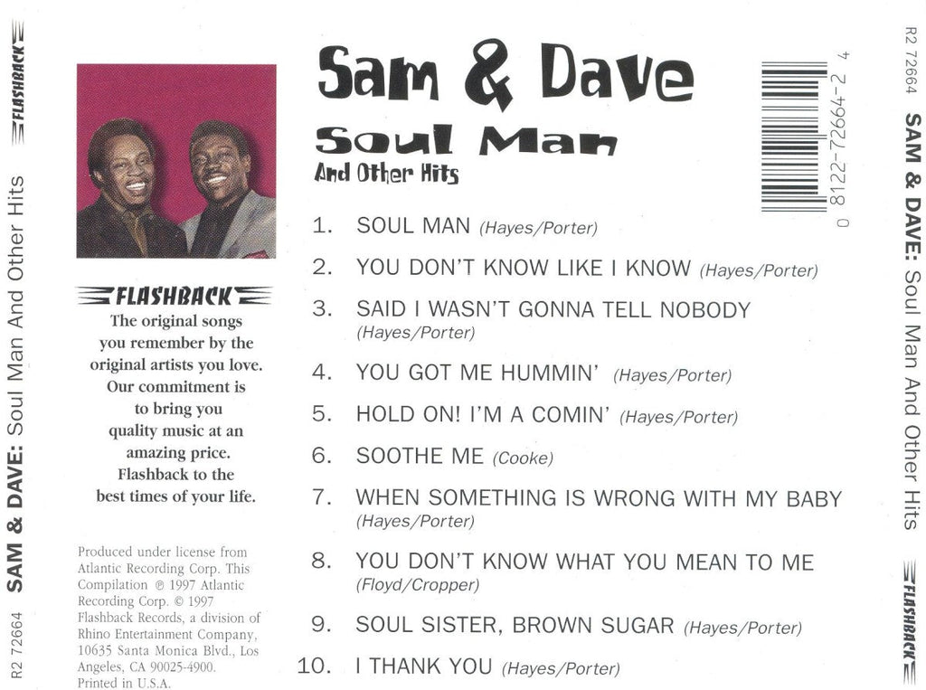 Sam & Dave – Soul Man & Other Hits (CD)