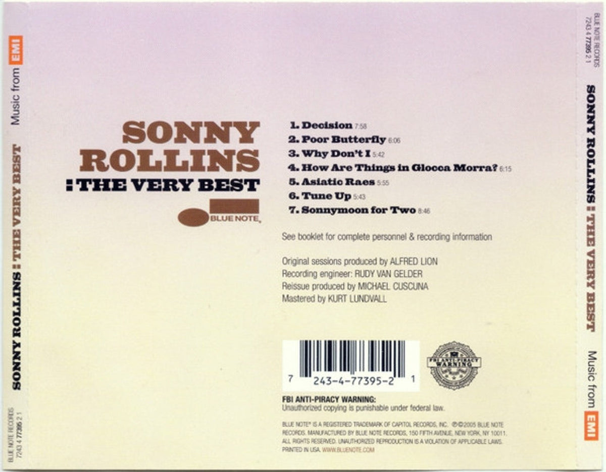 Sonny Rollins – The Very Best (CD)