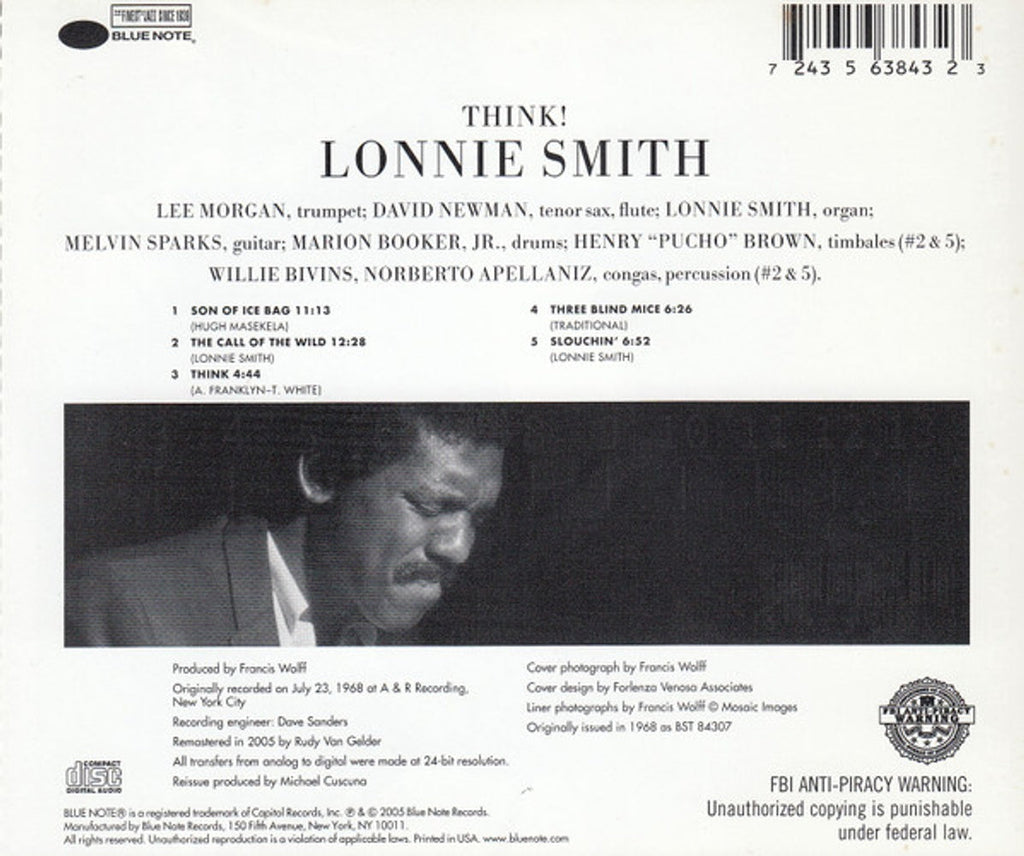 Lonnie Smith – Think! (CD)