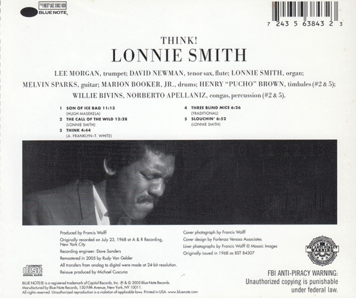 Lonnie Smith – Think! (CD)