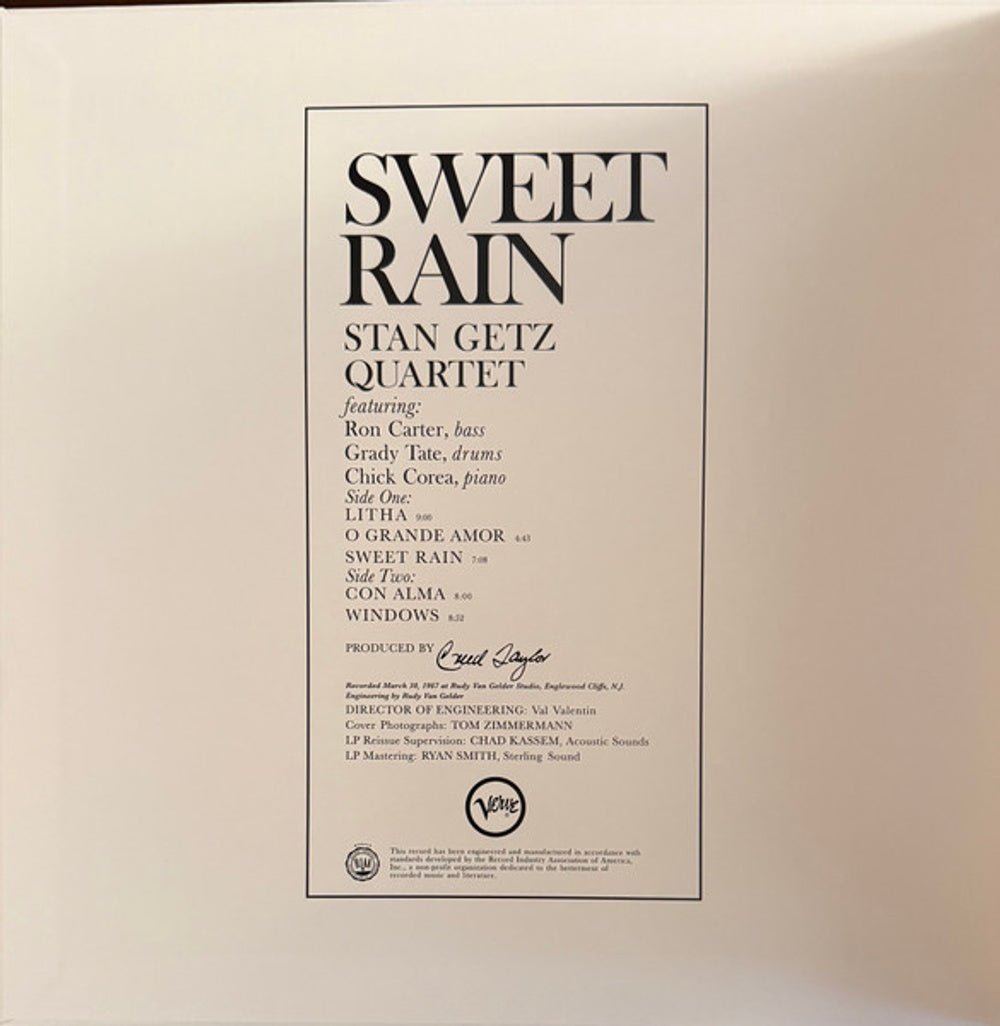 Stan Getz – Sweet Rain (LP Vinyl)