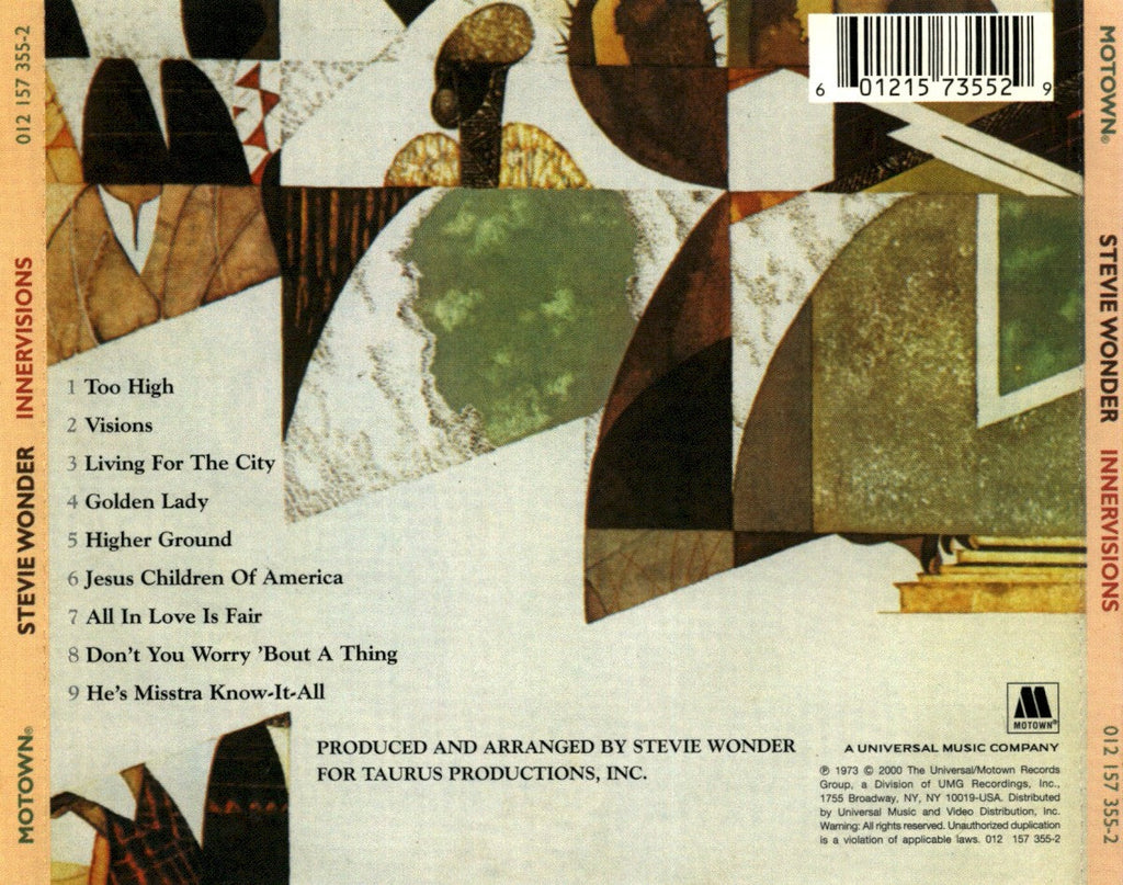 Stevie Wonder – Innervisions (CD)