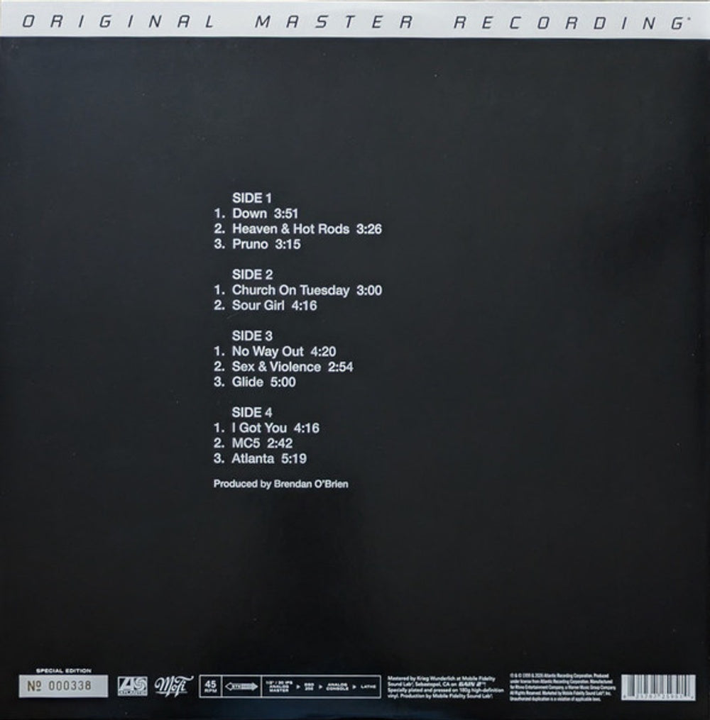 Stone Temple Pilots – No. 4 (Mobile Fidelity 2-LP Vinyl)