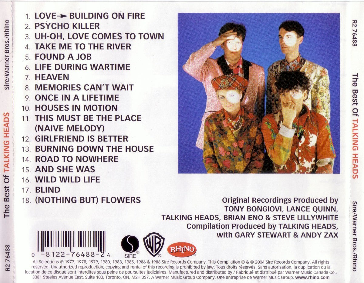 Talking Heads – Best of the Talking Heads (CD)