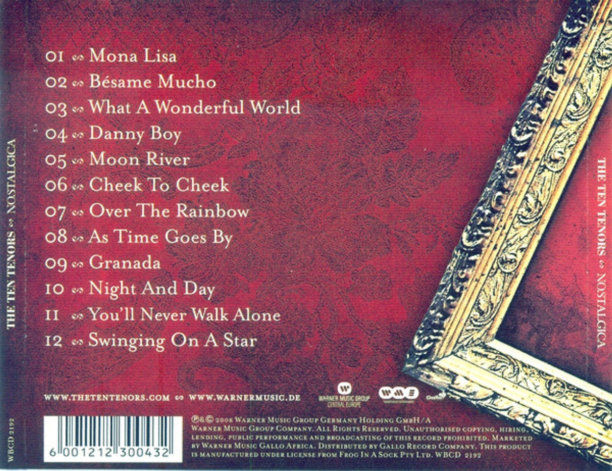 The Ten Tenors – Nostalgica (CD)