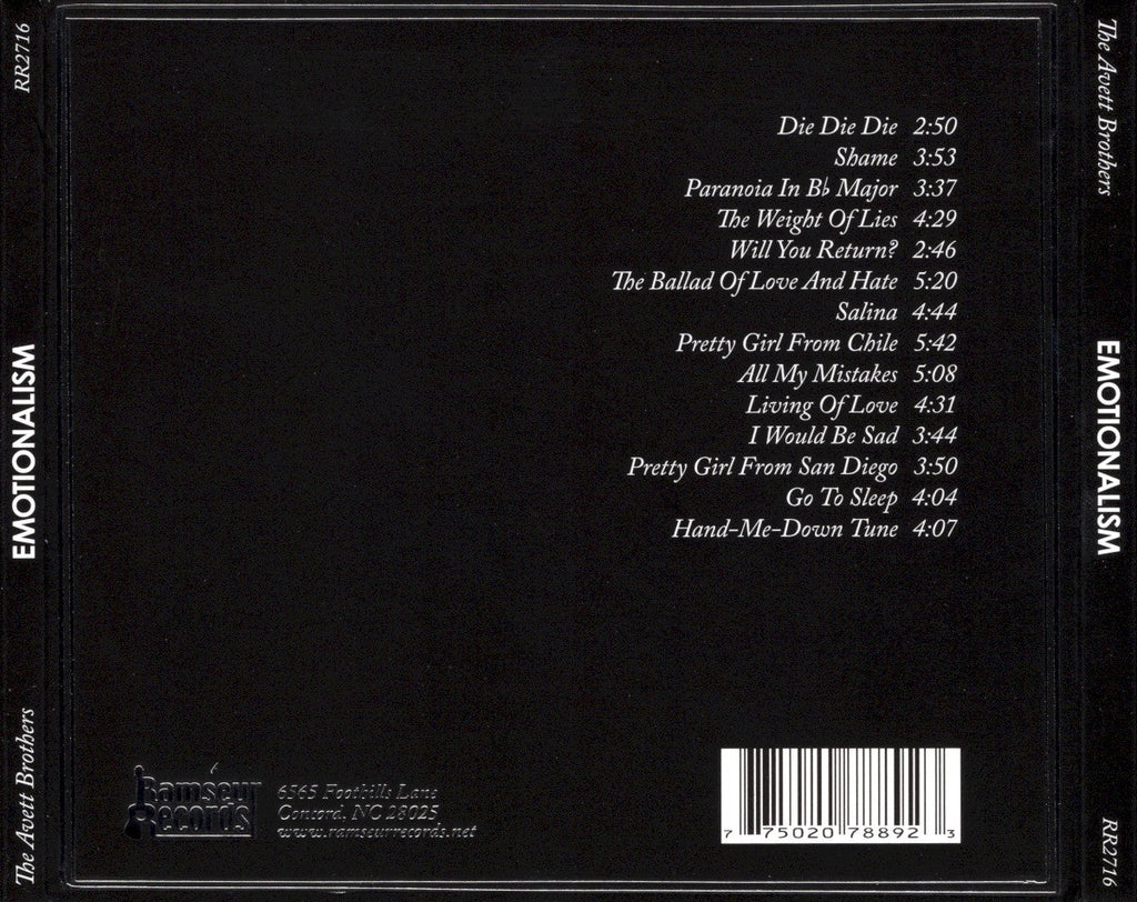 The Avett Brothers – Emotionalism (2-LP Vinyl)