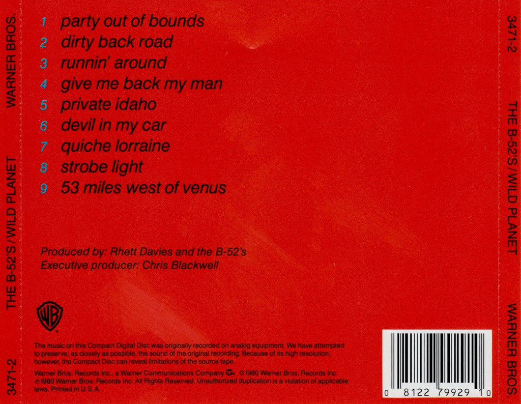 The B-52's – Wild Planet (CD)