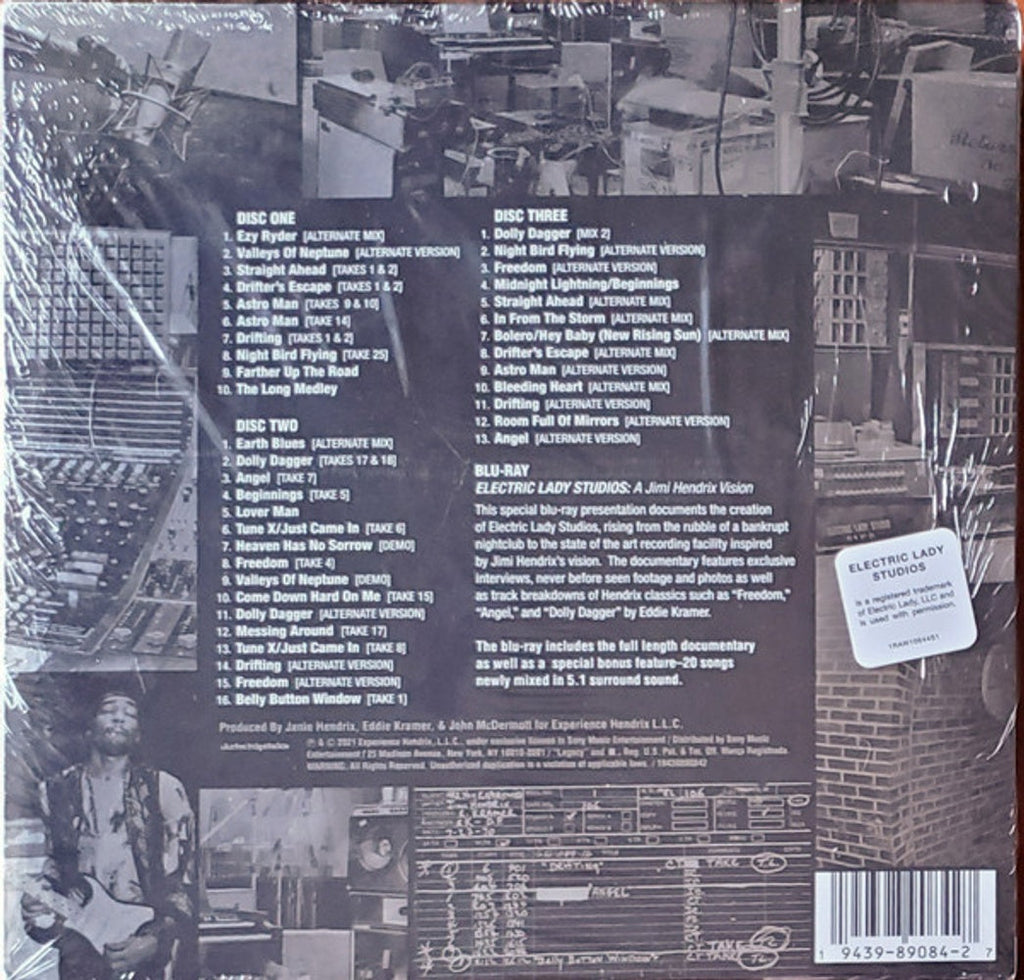 The Jimi Hendrix Experience – Electric Lady Studios: A Jimi Hendrix Vision (3-CD + Blu-ray)