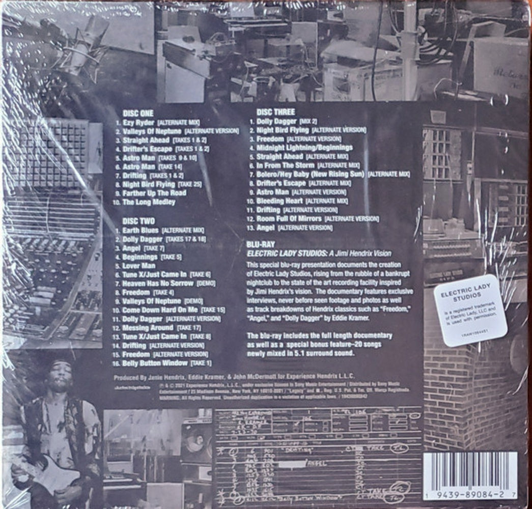The Jimi Hendrix Experience – Electric Lady Studios: A Jimi Hendrix Vision (3-CD + Blu-ray)