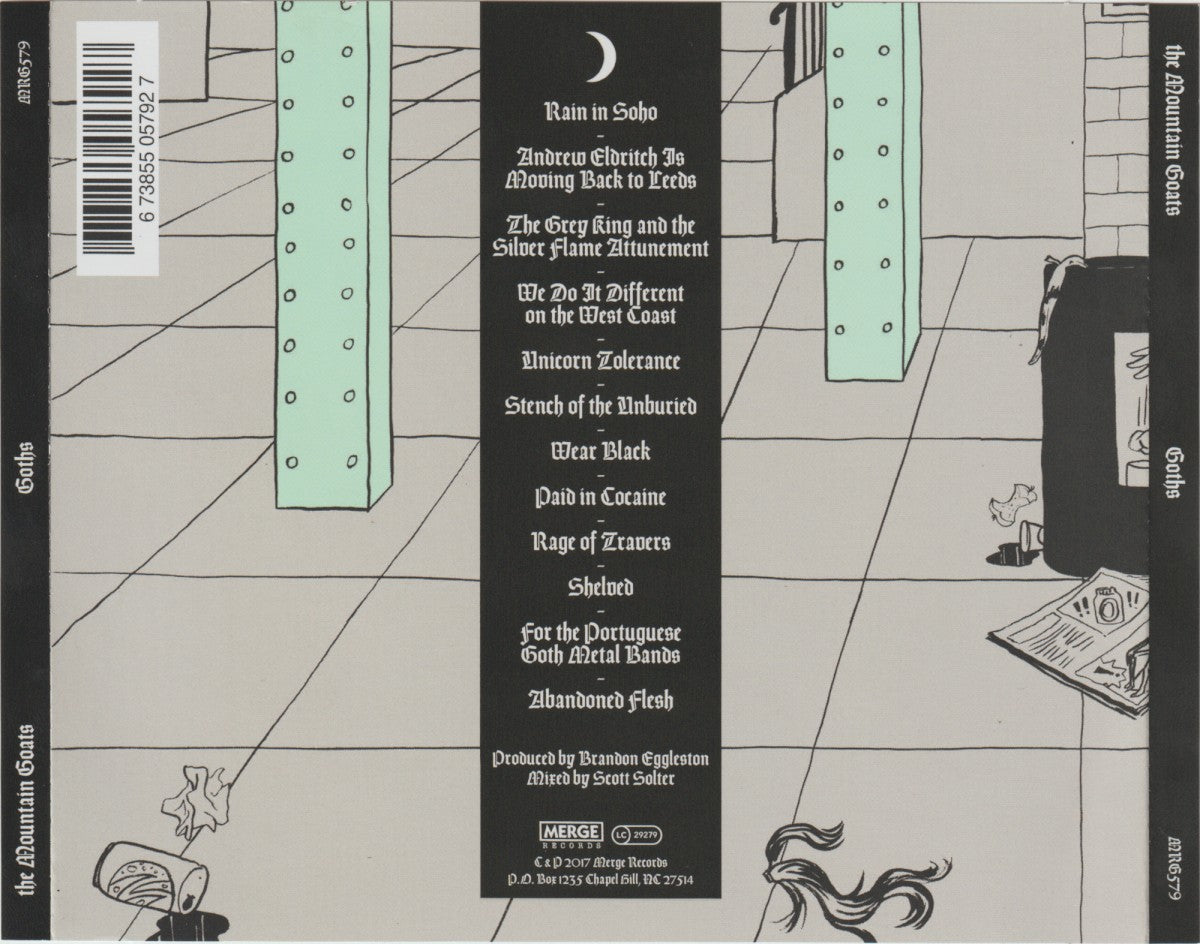 The Mountain Goats – Goths (CD)